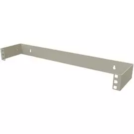 Кронштейн настенный для 19 1U Hyperline BW19-1U-110F-RAL7035 глубина 110 мм, фиксированный, цвет серый (RAL 7035)