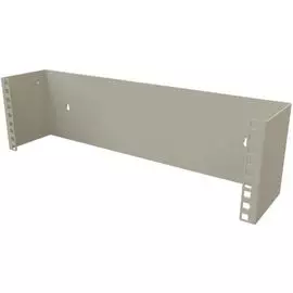 Кронштейн настенный для 19 3U Hyperline BW19-3U-110F-RAL7035 глубина 110 мм, фиксированный, цвет серый (RAL 7035)