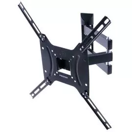 Кронштейн настенный Kromax DIX-24 Kromax_28014 15-55", макс. 35кг, поворотно-выдвижной и наклонный, черный