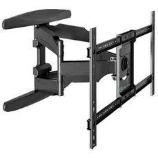 Кронштейн настенный ONKRON M6L 40-70" макс. 400*600 наклон -5°/+8°, поворот ±140° макс. нагрузка 45,5кг, от стены 54-500мм, черный