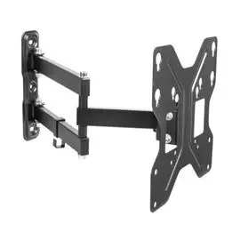 Кронштейн настенный Ultramounts UM900 для 23"-43" до 30кг, от стены 49-393мм, VESA 75x75,100x100,200x100,200x200, наклон до 15° и подъем до 15°, влев