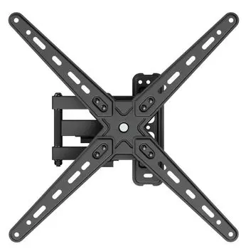 Кронштейн настенный Ultramounts UM958 для телевизора черный 13"-43" макс.25кг поворот и наклон