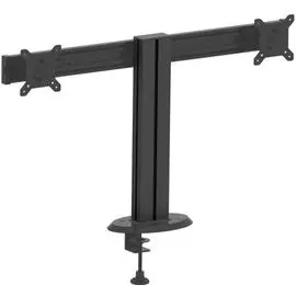 Кронштейн настольный 2MVESA Titanium 120 TTN-0120-B для 2х мониторов, горизонтально, струбцина+винт,