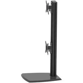 Кронштейн настольный 2MVESA Titanium 121 TTN-0121-B для 2х мониторов, вертикально, струбцина+винт, черный