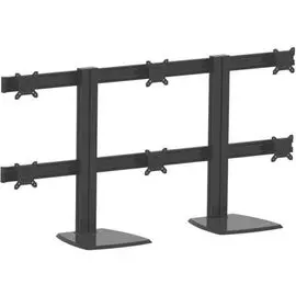 Кронштейн настольный 2MVESA Titanium 160 TTN-0160-B для 6х мониторов, горизонтально, струбцина+винт, черный