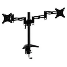 Кронштейн настольный Cactus CS-VM-D08-BK 13-27" макс. 8кг, поворот и наклон, черный