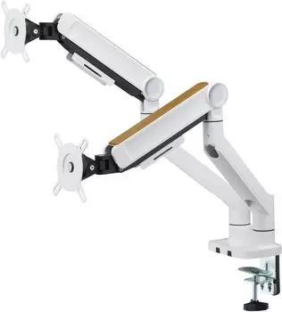 Кронштейн настольный Ultramounts UM733W для мониторов, белый, 17"-32", макс. 8кг, поворот и наклон