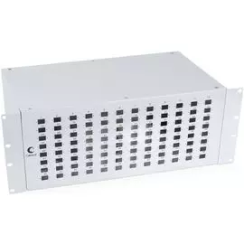 Кросс-бокс Cabeus FO-19-96SC оптический 19" на 96 SC (LC duplex) со сплайс-кассетой и КДЗС (без пигтейлов и проходных адаптеров)
