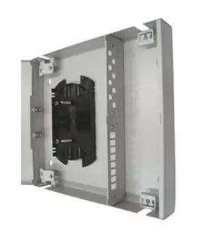 Кросс-муфта оптическая настенная IP65 TELCORD КН-М-16-IP65-GY-8SC/APC-8SC/APC-SM-1КУ 321х203х85 мм,