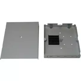 Кросс оптический настенный коробочный TELCORD КН-4 4-LC/SM(A1)-d-8-LC/UPC-SM-GY 163х123х23 мм, 4 ада