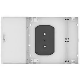 Кросс оптический настенный TopLAN КРН-Top-16FC/ST-GY на 16 FC/ST адаптеров, пустой