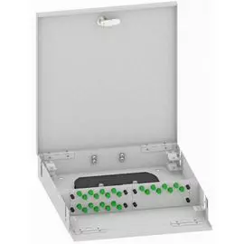 Кросс оптический настенный TopLAN КРН-Top-24FC/A-OS2-GY 24 FC/APC адаптеров, одномодовый, укомплектованный