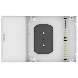 Кросс оптический настенный TopLAN КРН-Top-24LC/U-OM2-GY 24 LC адаптера, многомодовый, укомплектованный