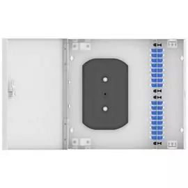 Кросс оптический настенный TopLAN КРН-Top-32LC/U-OS2-GY 32 LC/UPC адаптера, одномодовый, укомплектованный