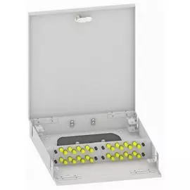 Кросс оптический настенный TopLAN КРН-Top-32ST/U-OM2-GY 32 ST адаптеров, многомодовый, укомплектованный