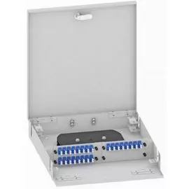 Кросс оптический настенный TopLAN КРН-Top-48LC/U-OS2-GY 48 LC/UPC адаптера, одномодовый, укомплектованный