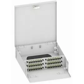 Кросс оптический настенный TopLAN КРН-Top-48SC/U-OM2-GY 48 SC адаптеров, многомодовый, укомплектованный