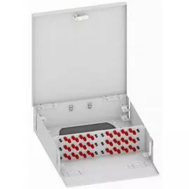 Кросс оптический настенный TopLAN КРН-Top-48ST/U-OS2-GY 48 ST/UPC адаптера, одномодовый, укомплектованный