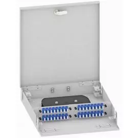 Кросс оптический настенный TopLAN КРН-Top-64LC/U-OS2-GY 64 LC/UPC адаптера, одномодовый, укомплектованный