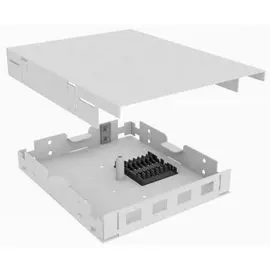 Кросс оптический настенный TopLAN КРНМ-Top-04SC/DLC-GY 4 SC/DLC адаптера