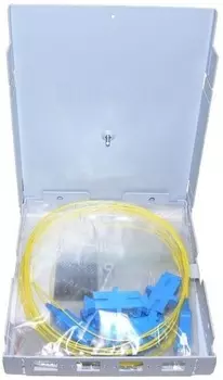 Кросс оптический настенный Vimcom НКРУ-СПЛ-миникросс-4-SC-(AD-SC-SM+PT-SM-SC-1) (комплектный) 9/125 SC