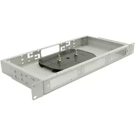 Кросс оптический стоечный 19" стационарный 1U TELCORD КСу-24-1U 6-LC/MM-d-12-LC/UPC-MM50(OM3)-1-КУ-GY 6 адаптеров LC/MM duplex, 12 пигтейлов LC/UPC MM