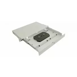 Кросс оптический стоечный 19" выдвижной 1U TELCORD КСв-16-1U 8-LC/SM-d-16-LC/UPC-SM-1-КУ-GY 8 адаптеров LC/SM, 16 пигтейлов LC/UPC SM (OS2 9/125), сер