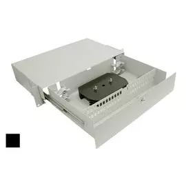 Кросс оптический стоечный 19" выдвижной 2U TELCORD КСв-48-2U 48-SC/MM-48-SC/UPC-MM50-2-КУ-BK 48 адаптеров SC/MM, 48 пигтейлов SC/UPC MM (ОМ2 50/125),