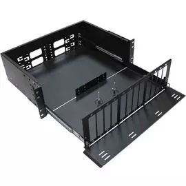 Кросс оптический стоечный 19" выдвижной 3U TELCORD КСв-П-96-3U-BK 96 адаптеров FC/SM, 96 пигтейлов F