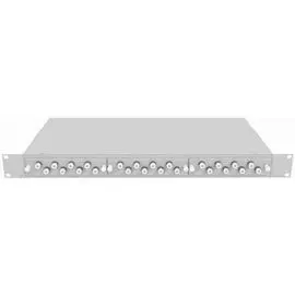 Кросс оптический стоечный TopLAN КРС-Top-1U-24FC/U-OM2-GY 19", 24 FC/UPC адаптеров, многомодовый (50/125), 1U, серый, укомплектованный