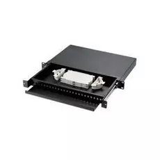 Кросс оптический стоечный TopLAN КРС-Top-1U-08LC/U-OS2-BK 8 LC/UPC адаптеров, одномодовый, 1U, черный, укомплектованный, с прикрученными адаптерами,