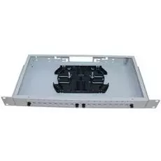 Кросс оптический стоечный TopLAN КРС-Top-1U-24LC/U-OS2-GY 24 LC/UPC адаптера, одномодовый, 1U, серый, укомплектованный,