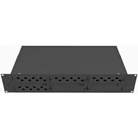 Кросс оптический стоечный TopLAN КРС-Top-2U-32FC/ST-BK 19", 32 FC/ST- адаптера, 2U, черный,