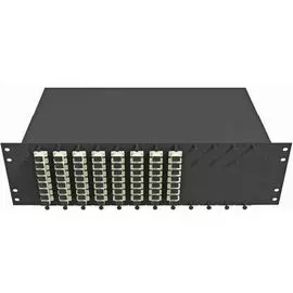 Кросс оптический стоечный TopLAN КРС-Top-3U-64SC/U-OM2-BK 19", 64 SC/UPC адаптеров, многомодовый (50/125), 3U, черный, укомплектованный