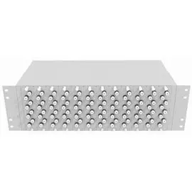 Кросс оптический стоечный TopLAN КРС-Top-3U-96FC/U-OM2-GY 19", 96 FC/UPC адаптеров, многомодовый (50/125), 3U, серый, укомплектованный