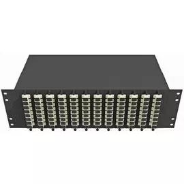 Кросс оптический стоечный TopLAN КРС-Top-3U-96SC/U-OM2-BK 19", 96 SC/UPC адаптеров, многомодовый (50/125), 3U, черный, укомплектованный