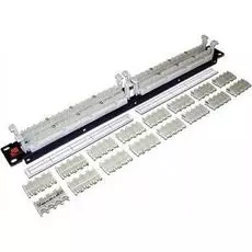 Кросс-панель Lanmaster LAN-RS110-64FT/6 110 типа, 64 пары, 19", 1U, с модулями