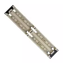 Кросс-панель Rexant 04-1022 200-парная, тип 110, 19", 2U (без коннекторов)