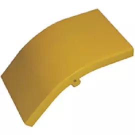 Крышка Lanmaster LAN-OT360-EC45C внешнего изгиба 45° оптического лотка 360 мм, желтая