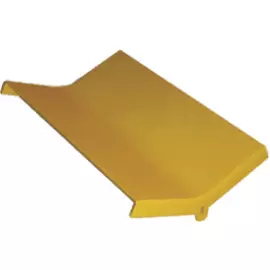 Крышка Lanmaster LAN-OT360-IC45C внутреннего изгиба 45° оптического лотка 360 мм, желтая