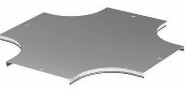 Крышка на ответвитель X-образ. DKC 38068KHDZ осн. 600 мм, сталь, горячеоцинкованная, в комплекте с метизами и пластинами PTCE, "S5 Combitech"