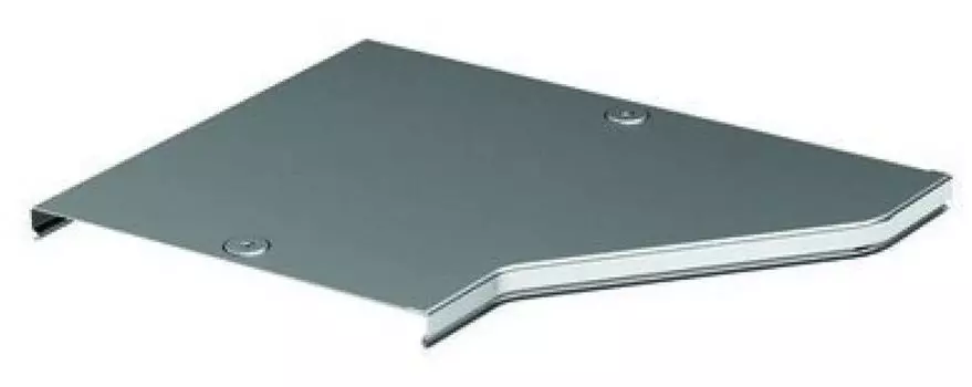 Крышка на переходник правосторонний DKC 38125K осн. 200/100 мм, длина 230 мм, толщ. 0,8 мм, сталь, оцинкованная по методу Сендзимира, в комплекте с ме