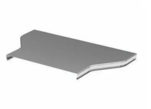 Крышка на симметричный переходник DKC 38079ZL осн. 100/50 мм, длина 180 мм, сталь, цинк-ламель, "S5 Combitech"