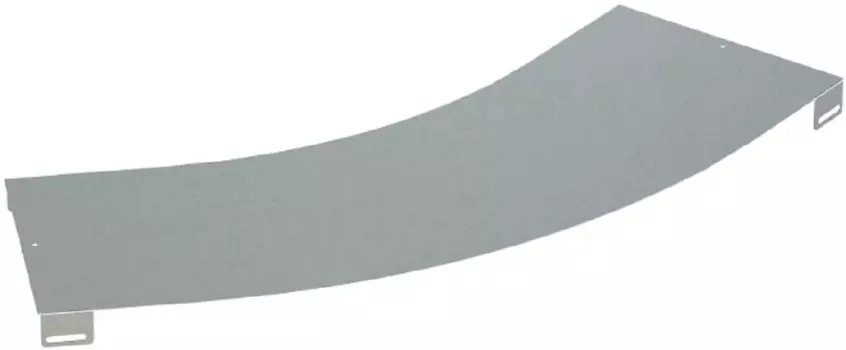 Крышка на угол гориз. 45° DKC LK0430KHDZ осн.400 мм, R300 мм, горячеоцинкованная, в комплекте с крепёжными элементами, необходимыми для монтажа, "L5