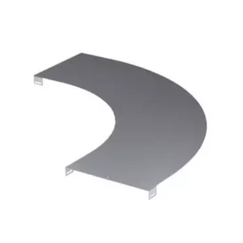 Крышка на угол гориз. 90° DKC LK0056K осн.500, R=600мм, сталь, оцинкованная по методу Сендзимира, в комплекте с метизами и пластинами PTCE, "L5 Combi