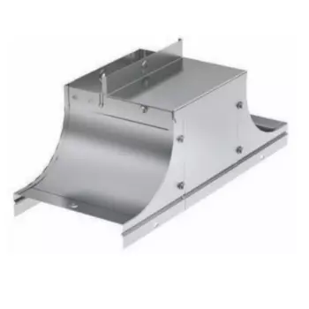 Крышка - ответвитель, вверх, боковой DKC 37333KZL TSS, (ШхВ) 150х100 мм, сталь, цинк-ламель, в компл
