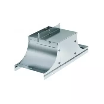 Крышка - ответвитель, вверх, плоская DKC 37539KZL осн. 150 мм, сталь, цинк-ламель, "S5 Combitech"