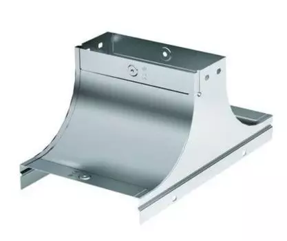 Крышка - ответвитель, вверх DKC 37344KHDZ TS, (ШхВ) 200х100 мм, сталь, горячеоцинкованная, в комплекте с крепежными элементами "S5 Combitech"