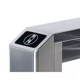 Крышка PERCo PERCo-C-10R боковая для турникета PERCo-TTD-10A с окном из радиопрозрачного материала для установки встроенного RFID-считывателя