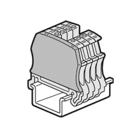 Крышка торцевая Legrand 037555 Viking 3 - для винтовых клемм, с разъединителем с шагом 6 мм и функциональных с шагом 5 мм